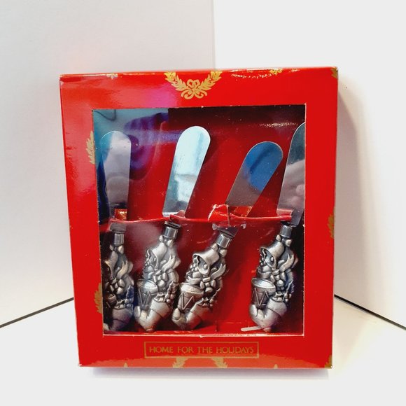 Holiday Spreaders Home for the Holidays May Co set of 4 - Picture 9 of 9